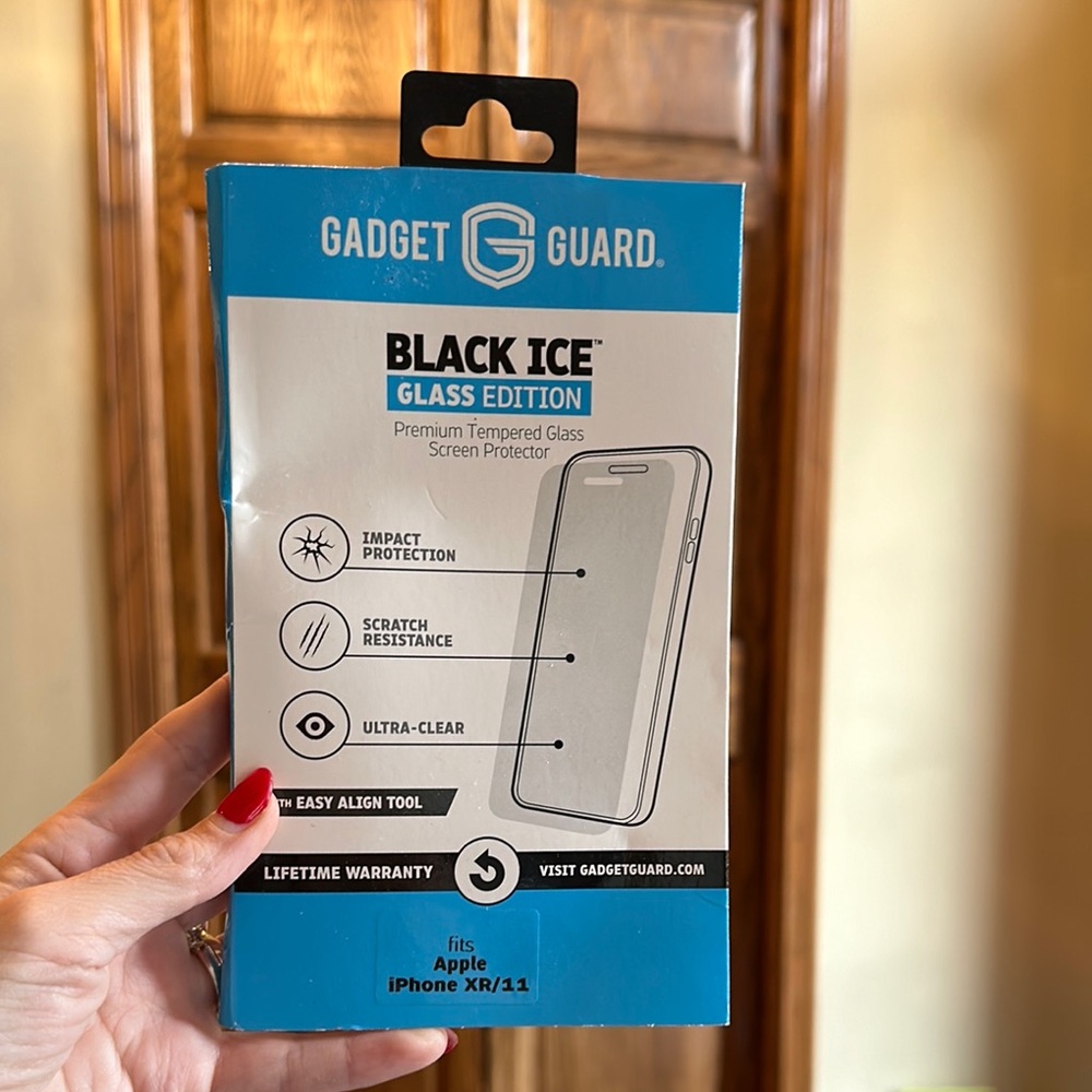 Black Ice Glass Edition Screen Protector for Apple iPhone XR/11 - Black